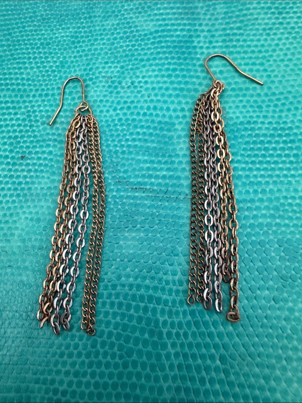 Gold-Tone Multi-Chain Tassel Drop Earrings - Women Jewelry